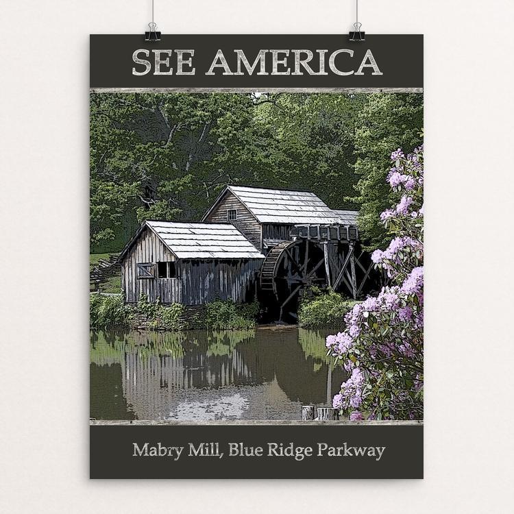 Mabry Bridge, Blue Ridge Parkway by Marcia Brandes