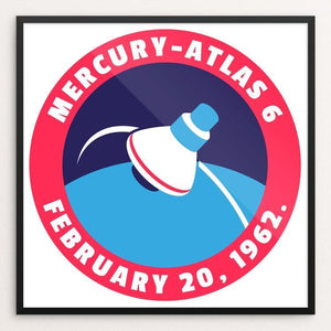 Mercury Atlas 6 / February 20, 1962 by Alexandre Godreau