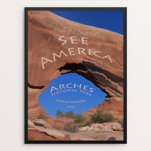 North Window, Arches National Park by Jane Rohling