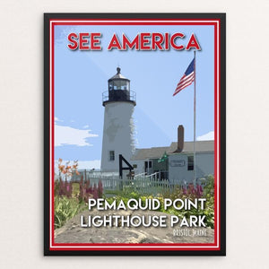Pemaquid Point Lighthouse Park by Robin Rials Williams