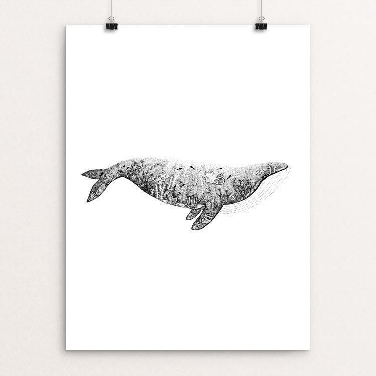 Plastic Ocean - Whale by Stefán Pétursson