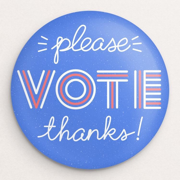 Please and Thanks! Button by Susanne Lamb