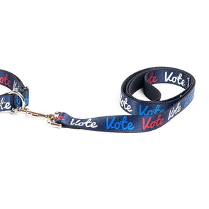 Red, White and Vote Dog Leash by Paula Kong Pet Accessories Creative Action Network