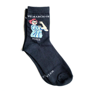 Rosie the Riveter Ankle Socks by Maggie Stern