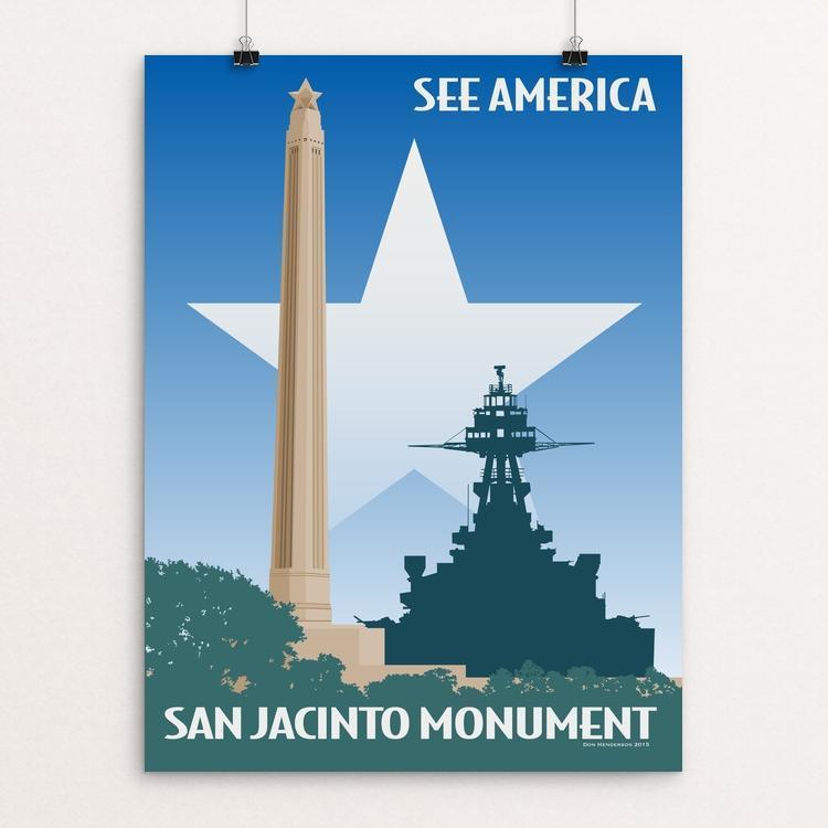San Jacinto Monument by Don Henderson