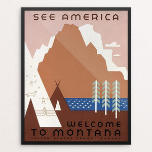 See America Welcome to Montana by Jerome Henry Rothstein