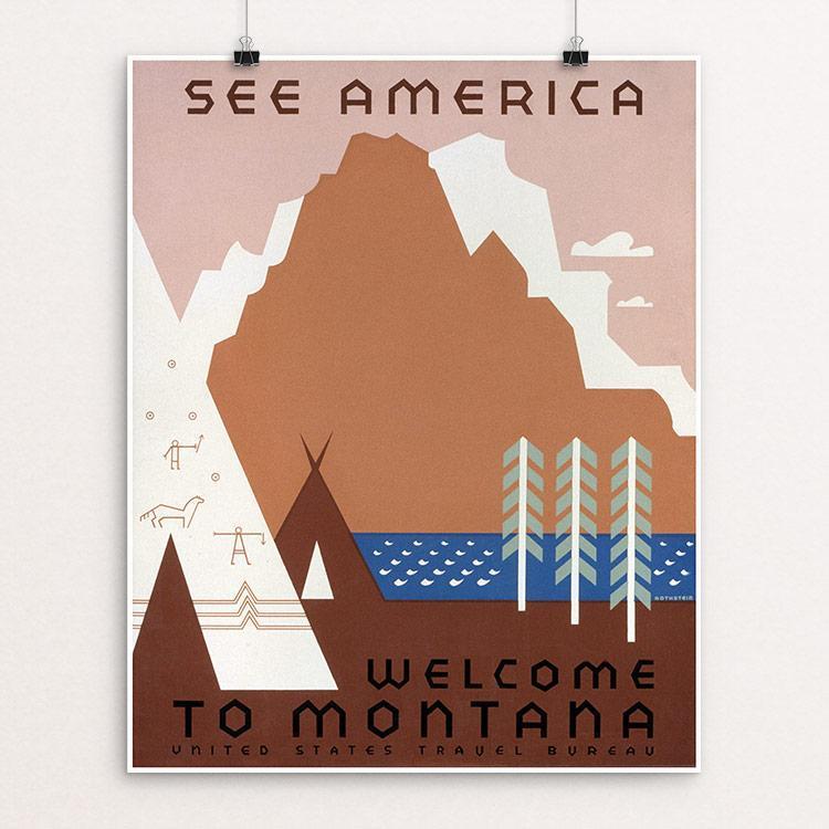 See America Welcome to Montana by Jerome Henry Rothstein