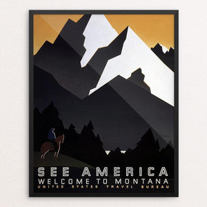 See America Welcome to Montana by M. Weitzman