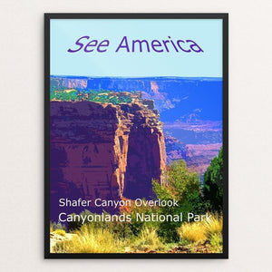 Shafer Canyon, Canyonlands National Park by Rodney Buxton