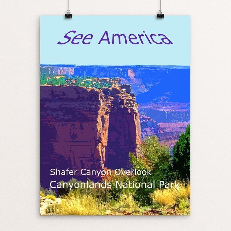 Shafer Canyon, Canyonlands National Park by Rodney Buxton