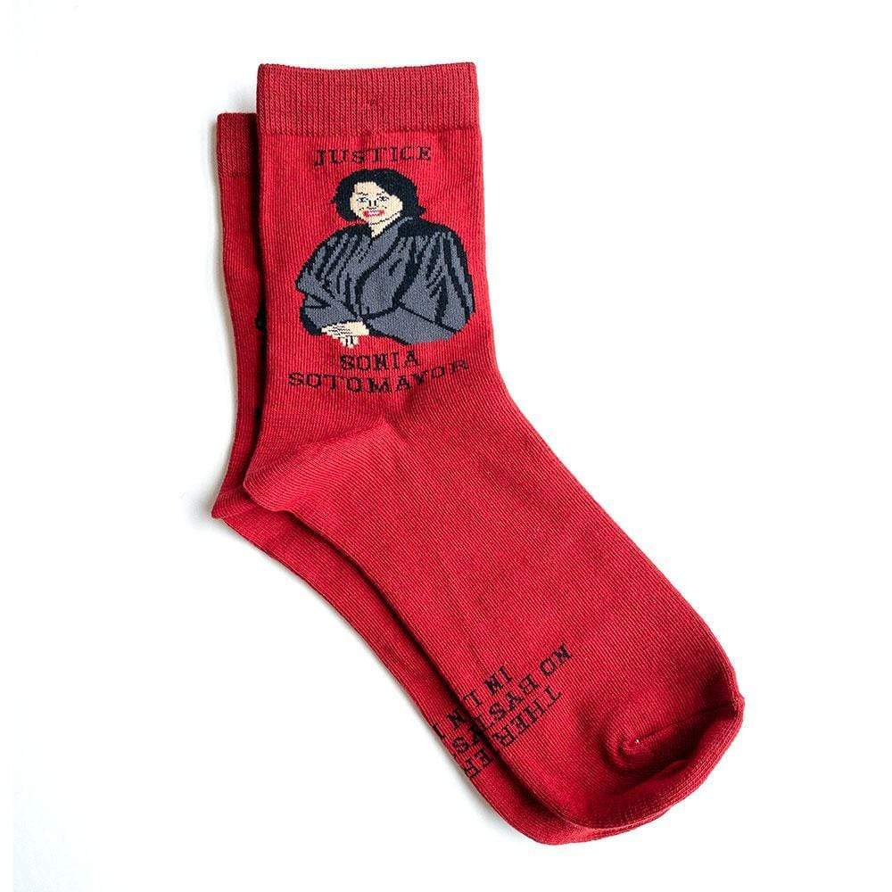 Sonia Sotomayor Ankle Socks by Maggie Stern
