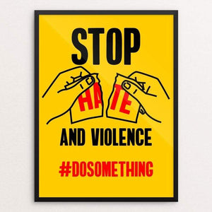 Stop Hate and Violence by Roberlan Paresqui