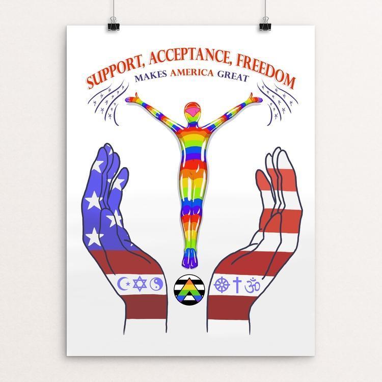 Support, Acceptance, Freedom of LBGT community by Carlyle McCormack