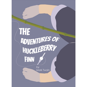 The Adventures of Huckleberry Finn Sticker by E. Michelle Peterson