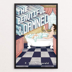 The Beautiful and Damned by Savanna Steffens 12" by 18" Print / Framed Print Recovering the Classics
