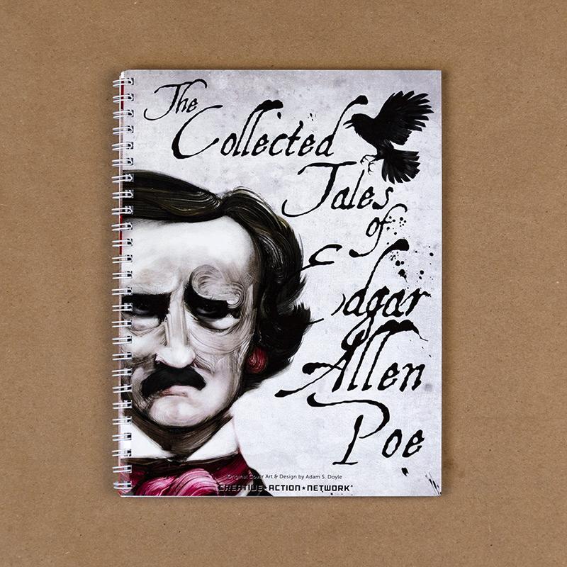 The Collected Tales of Edgar Allan Poe Spiral Notebook by Adam S. Doyle