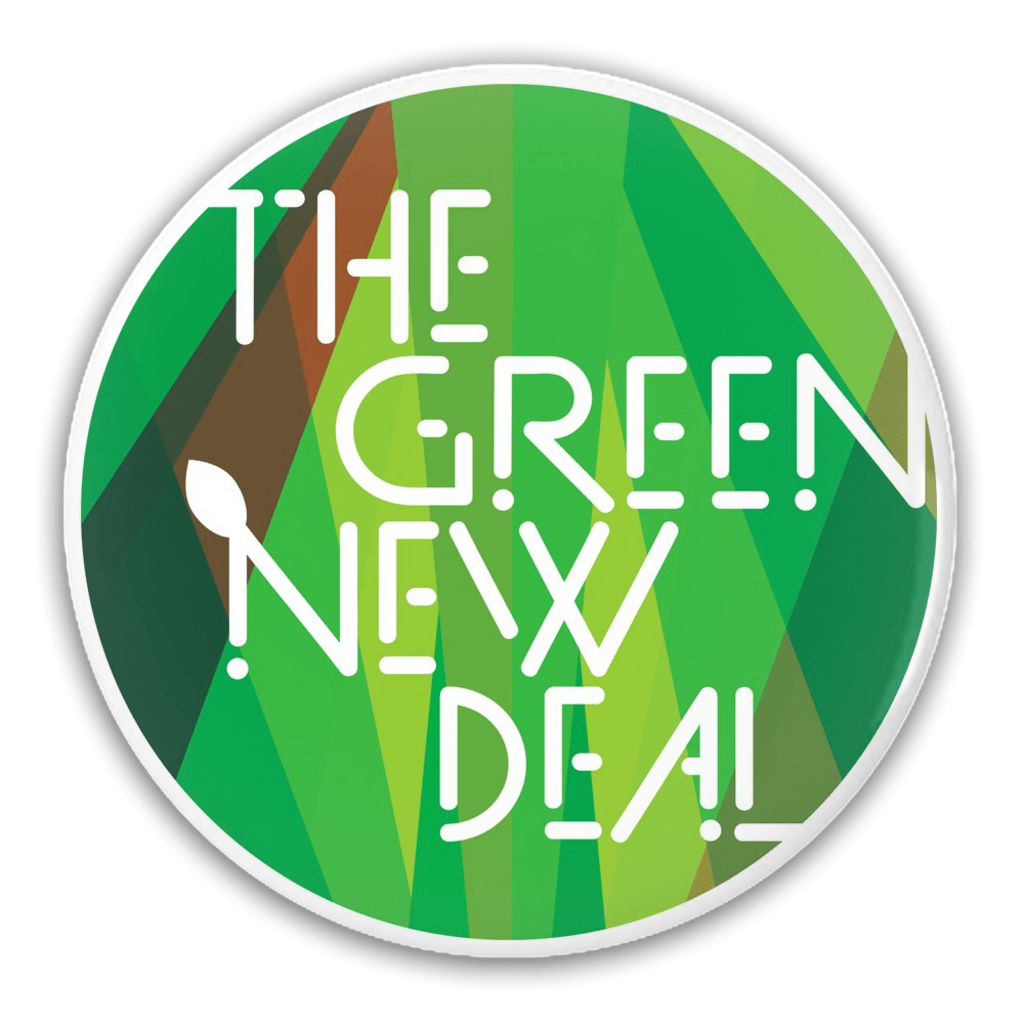 The Green New Deal Button by Trevor Messersmith