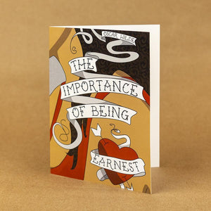 The Importance of Being Ernest Notecard by Coral Nafziger
