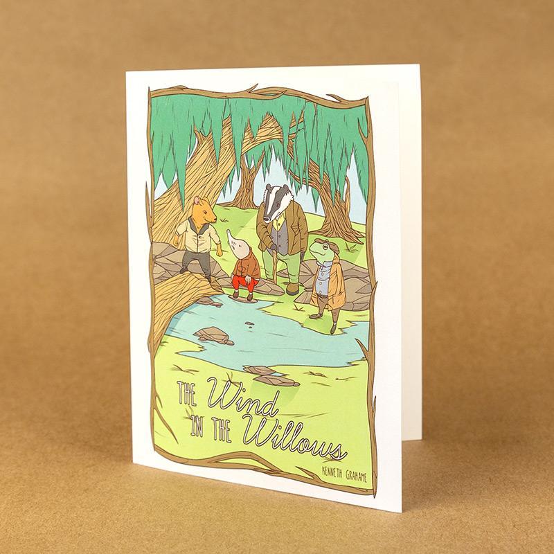The Wind In The Willows Notecard by Terrion Collins