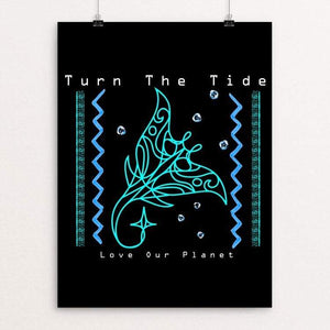 Turn The Tide - Love our Planet Native Manta Ray Guardian by Tina Schofield
