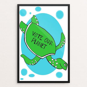 Turtle on Water by Marilyn Morales