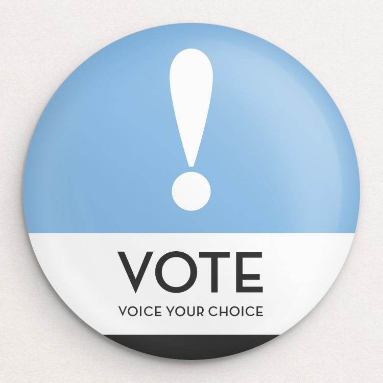 Voice Your Choice Button by Brandon Kish