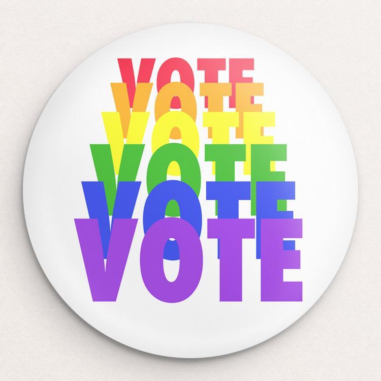 VOTE Button by Amy Smith