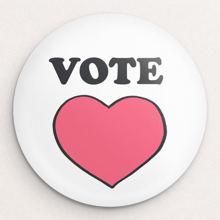 Vote for a Better World Button by Walter Griggs