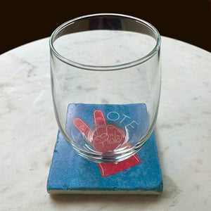 Vote in Peace Coaster by Susanne Lamb
