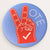 Vote in Peace Hemp Button by Susanne Lamb