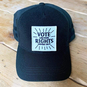 Vote Like Your Rights Depend On It Velcro Patch by Amy Smith