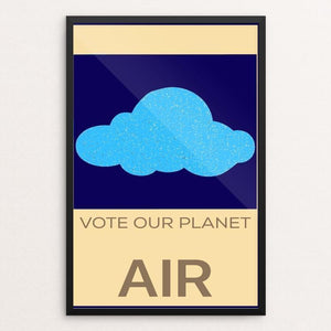 Vote Our Planet Air – Cloud by Bryan Bromstrup
