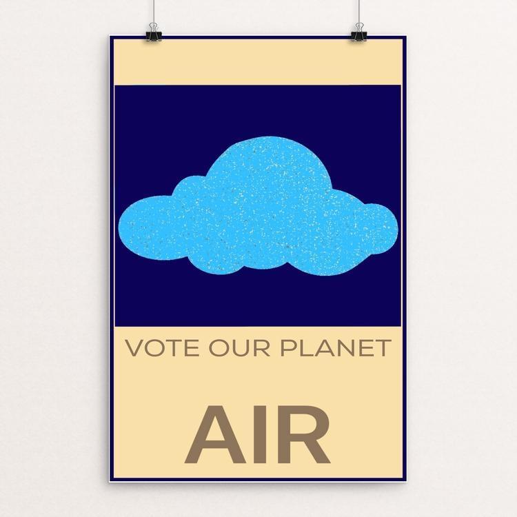 Vote Our Planet Air – Cloud by Bryan Bromstrup