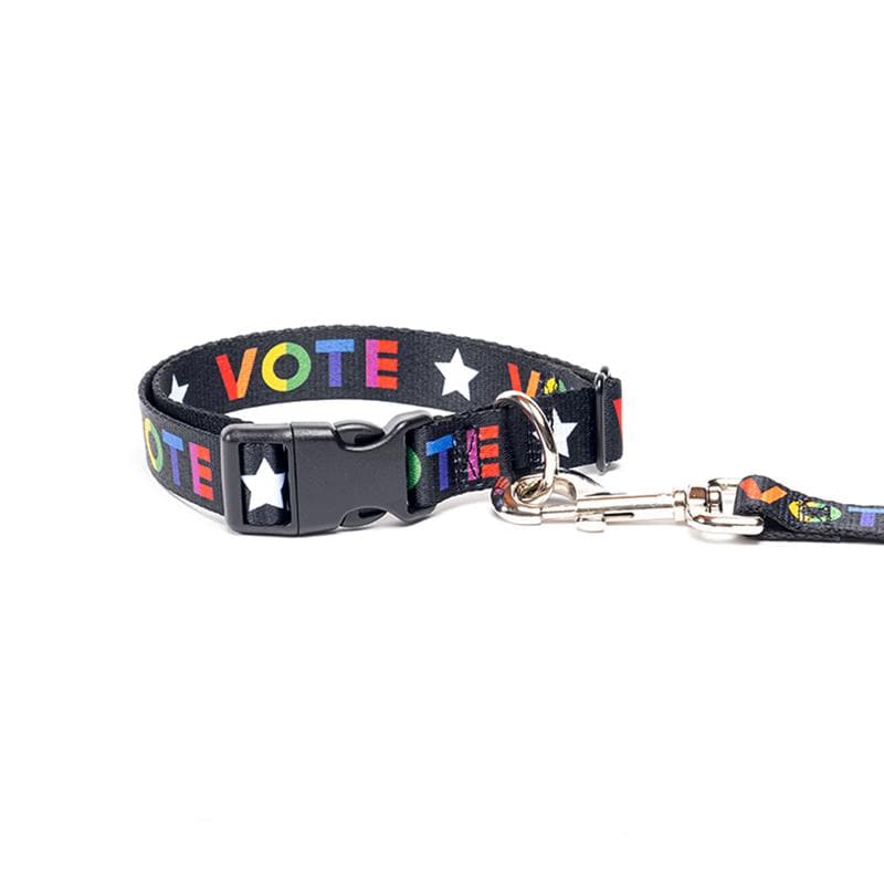Vote With Pride Dog Collar by Susanne Lamb - Creative Action Network