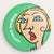 Voting Woman Button 10 by Dennis Goris