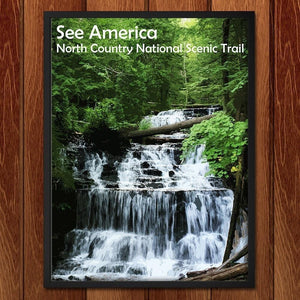 Wagner Falls, North Country National Scenic Trail by Katie
