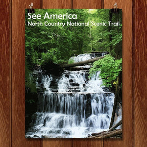 Wagner Falls, North Country National Scenic Trail by Katie