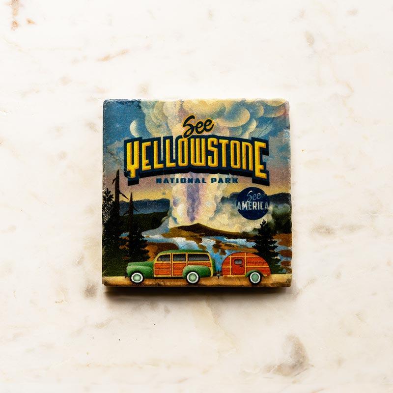 Yellowstone National Park Coaster by Chris England