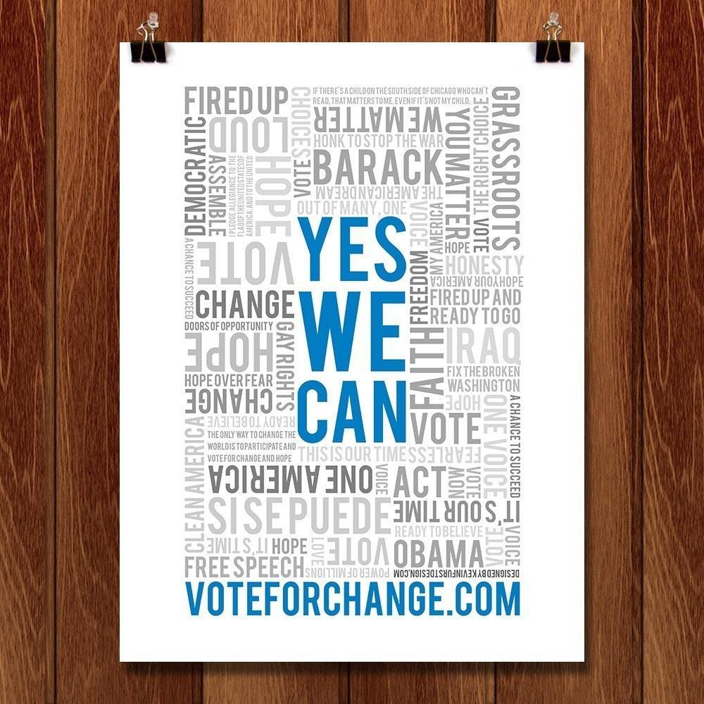 Yes We Can - Vote For Change by Kevin J. Furst