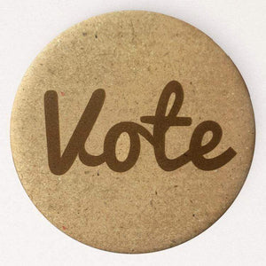 Your Vote Matters Hemp Button Variety Pack